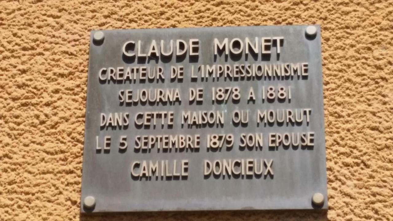 Maison Ou Claude Monet Vecut A Vetheuil Bed & Breakfast Dış mekan fotoğraf